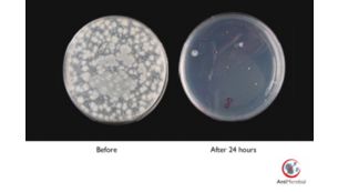 AntiMicrobial housing actively inhibits bacterial growth