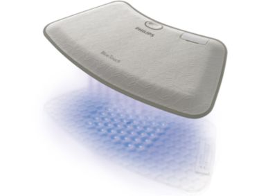 Unique pain therapy with blue LED light