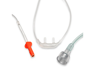 Microstream™ Advance pediatric nasal CO₂ sampling line with O₂ tubing, short term use Capnography supplies