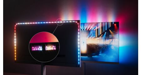 Her zamankinden daha sürükleyici. Ambilight plus.
