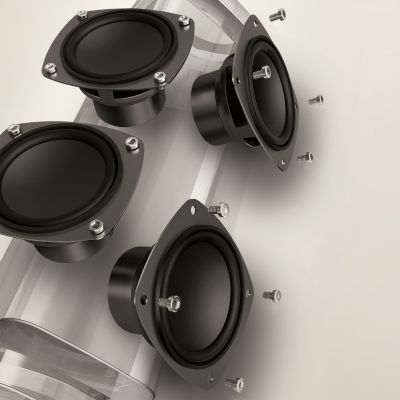 Powered by 4 neodymium drivers