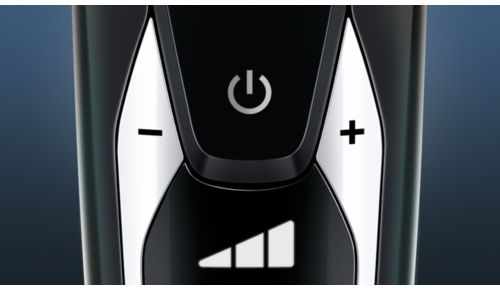 Personalizza la rasatura scegliendo tra tre impostazioni