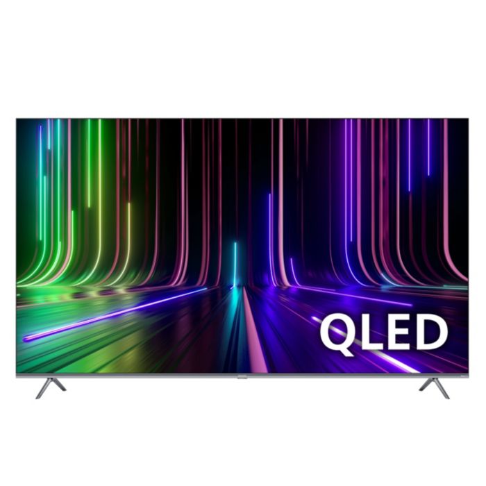 Un élégant téléviseur Smart TV à l'affichage éclatant