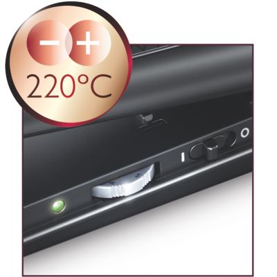 Natančno upravljanje 220 °C s prilagodljivo temperaturo