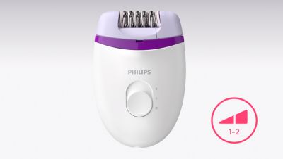 2 speed settings to grab thinner and thicker hairs