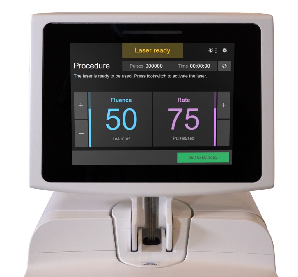 Simple, directed workflow with large touchscreen controls make the case easy to set up.