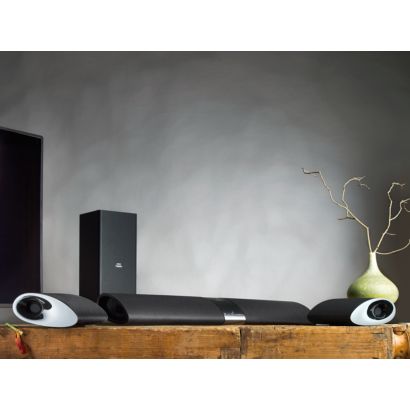 Cinematic surround sound, wirelessly