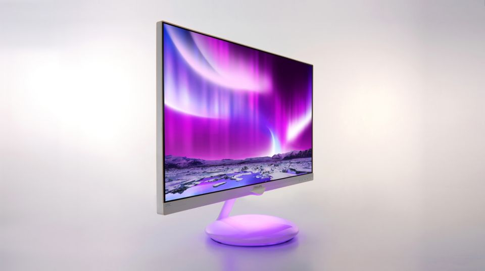 Moda Ambiglow Plus Base 付き液晶モニター 275C5QHGSW/11 | Philips