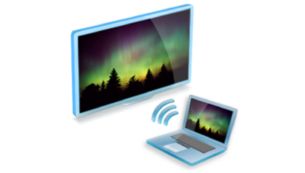 Bilgisayar ortam dosyalarınızı TV'nize yansıtmak için Wi-Fi MediaConnect