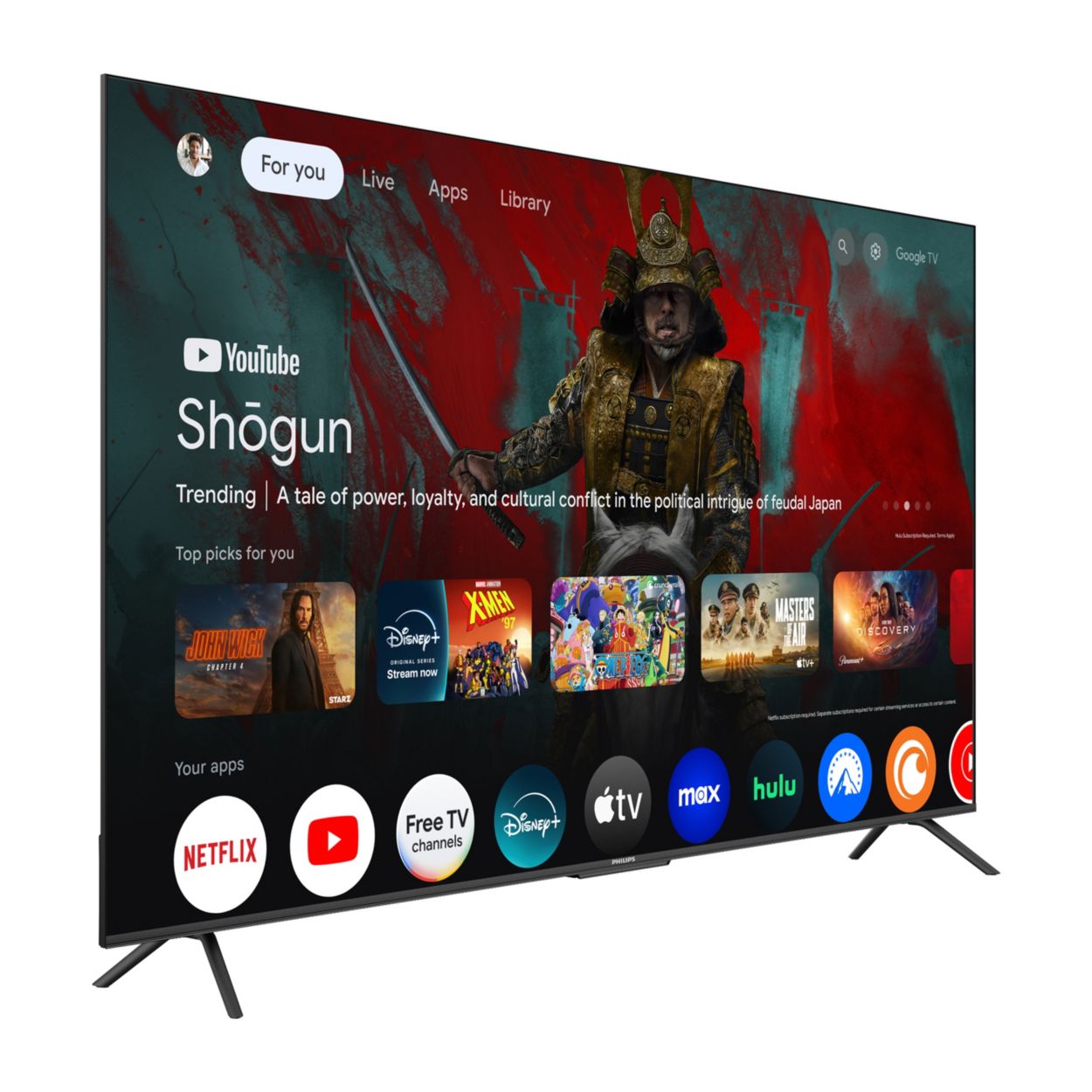 Entertainment Series 7000 series 4K Ultra HD LED Google TV