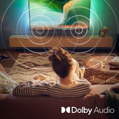 Dolby Audio for crisp, clear sound