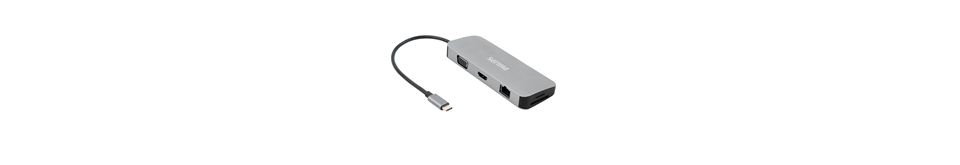 USB-C 3.0 集线器扩展到 9 端口迷你集线器