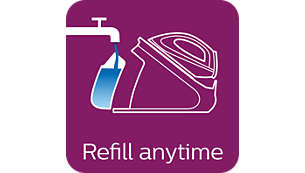 Refill tap water anytime