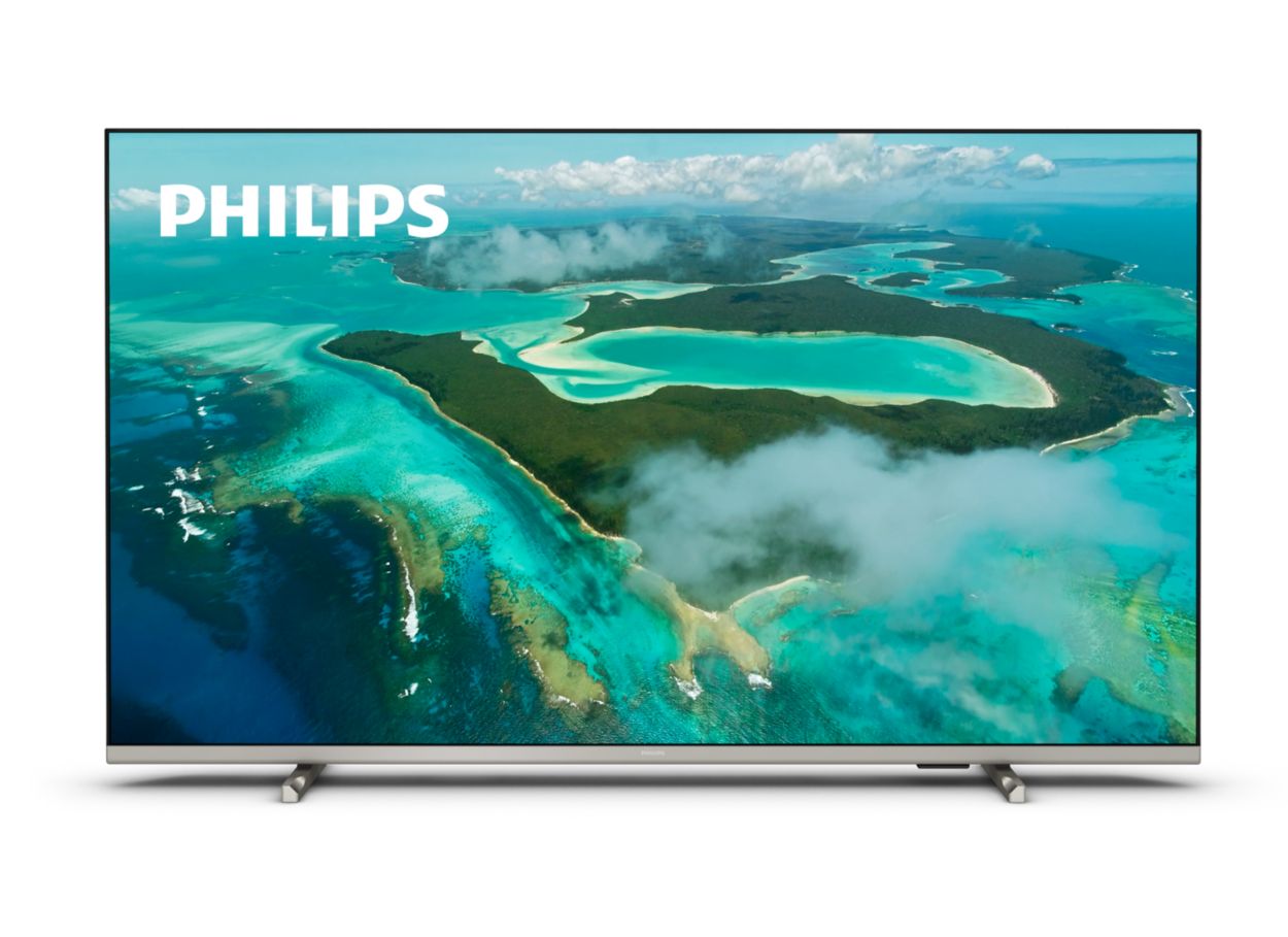 TV PHILIPS 50 Pulgadas 126 cm 50PUT7406/57 4K-UHD LED Sma