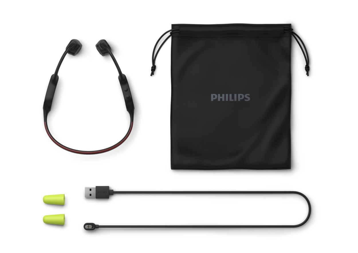 Open-ear wireless sports headphones TAA7607BK/00 | Philips