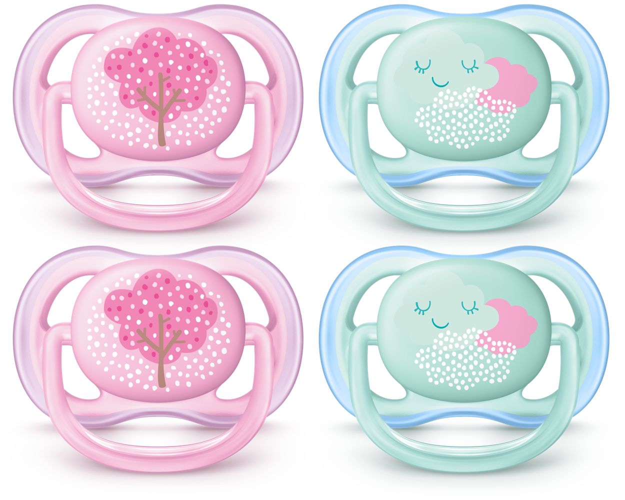 A light, breathable pacifier