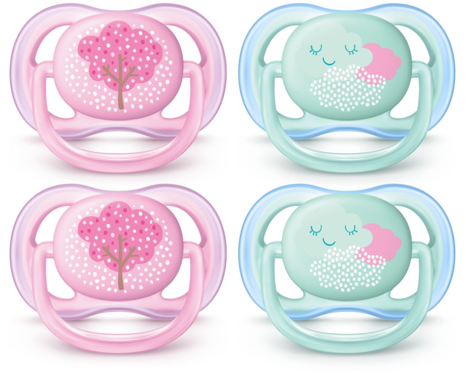 A light, breathable pacifier