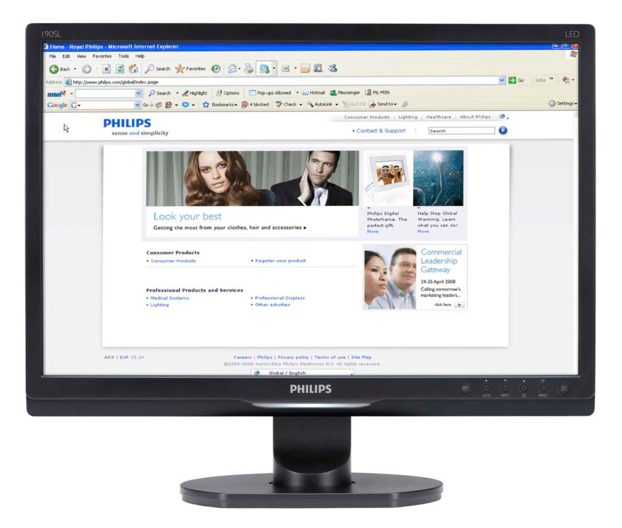 Feature packed display for increased productivity