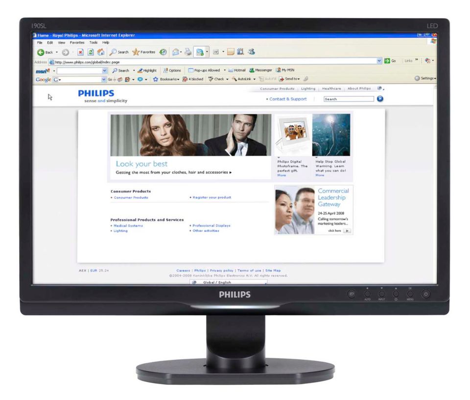 Feature packed display for increased productivity