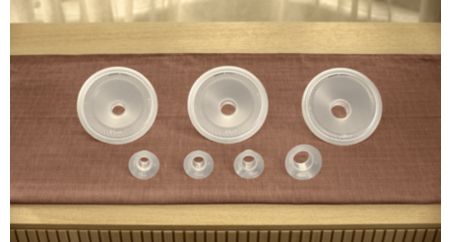 Une gamme de téterelles et d'inserts pour s'adapter à chaque maman