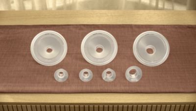 A range of breast shield and insert sizes for every mum