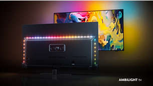 Immerse yourself in what you love. Ambilight TV.