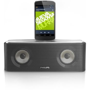 reproduktor s dokovacou stanicou