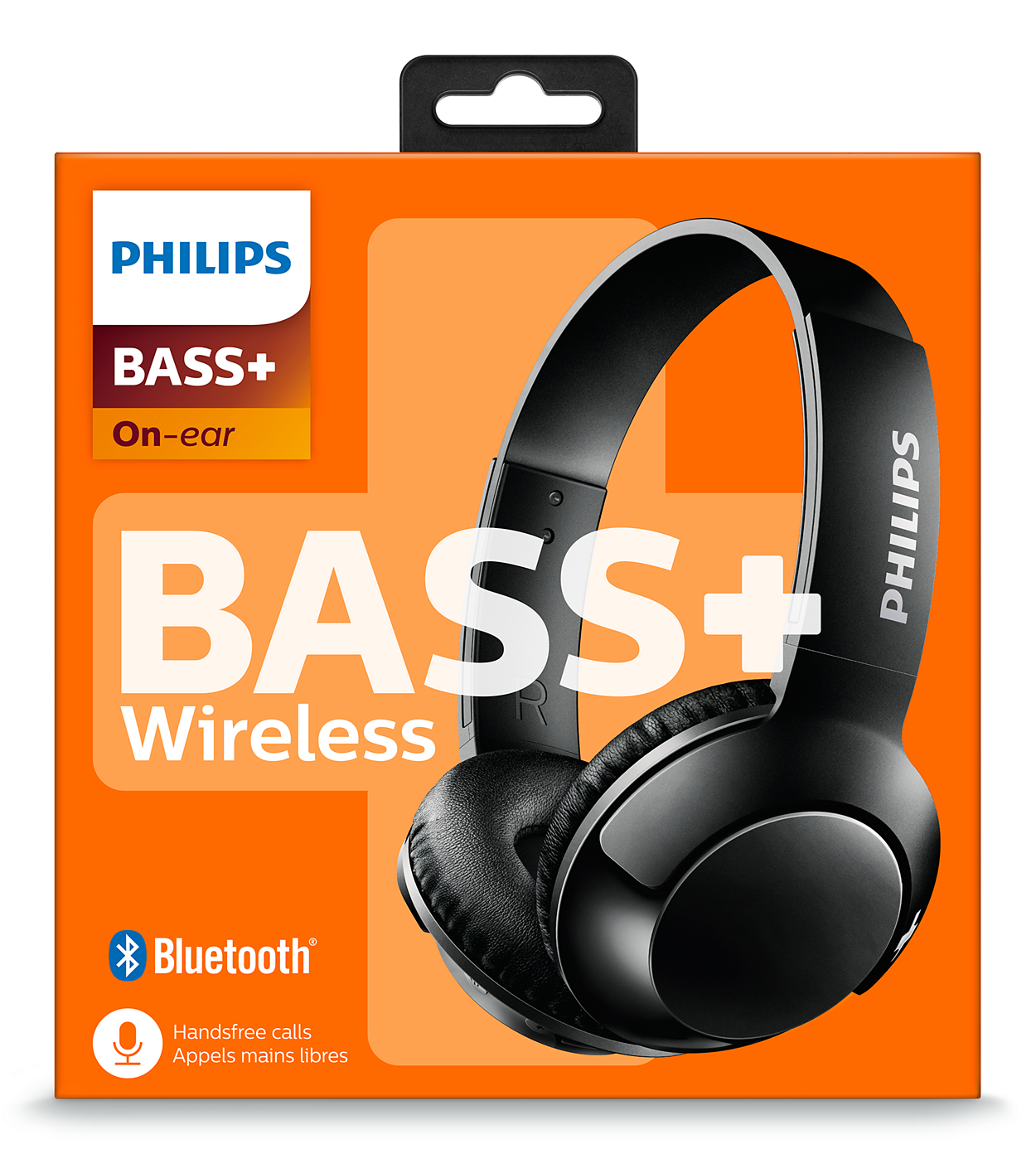 BASS+ Wireless On Ear Headphone with mic SHB3075BK/27 | Philips BASS+ Wireless On Ear Headphone with mic SHB3075BK/27 | Philips