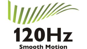 120Hz LED, 5ms performance for superb motion sharpness