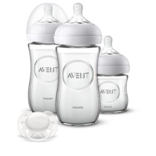 Avent Fütter-Set aus Glas für Neugeborene