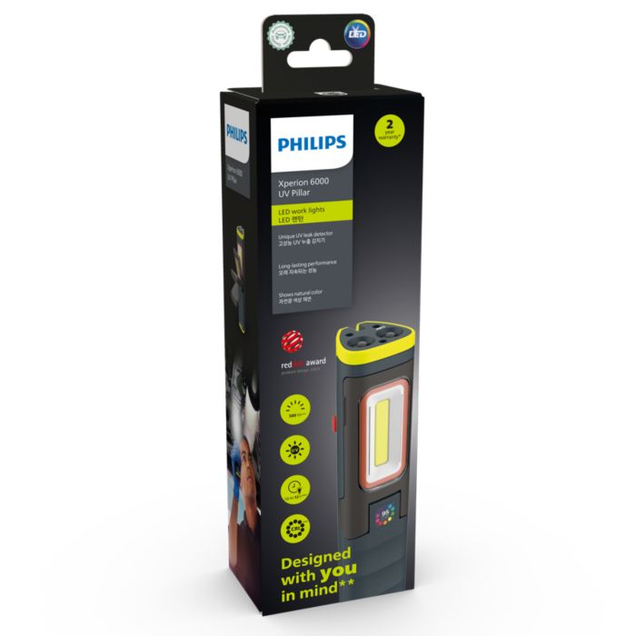 フィリップス コンパクト形蛍光ランプ 6個 Work light Xperion 6000 UV Pillar LUMX60UVPIX1/20 | Philips