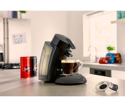 Philips Cafetera monodosis, sistema de capsula Senseo, textura cremosa,  depósito XL de HD7818/22 1,2litros