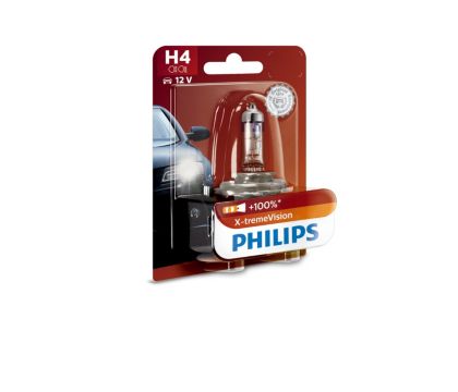 Genuine PHILIPS Motorcycle Xtreme Vision Headlight Bulb H7 12V 55W Single  Globe