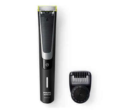 OneBlade to trim, shave, &edge any length of hair