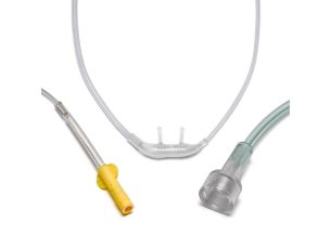 Microstream™ Advance pediatric nasal CO₂ sampling line with O₂ tubing, extended duration use Capnography supplies