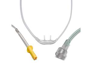 Microstream™ Advance adult nasal CO₂ sampling line with O₂ tubing, extended duration use Capnography supplies