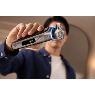 i9000 Prestige Våt og tørr elektrisk barbermaskin med SkinIQ