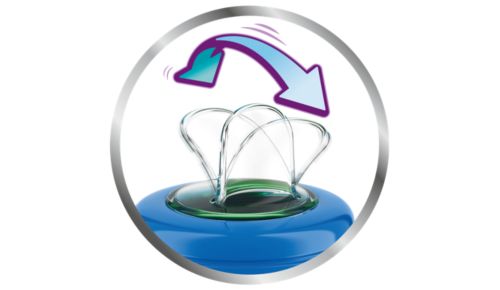 Blød drikketud af silikone gør den nem at drikke af