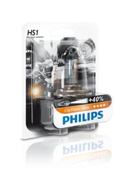 Philips HS1 PX43t 35/35W 12V ATV Scooter Moped Headlight Bulb 30% Brighter!