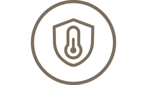 Podwójne zabezpieczenie przed przegrzaniem dla lepszej pielęgnacji**