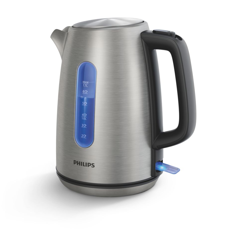 Philips 1.7 l hot sale stainless steel kettle