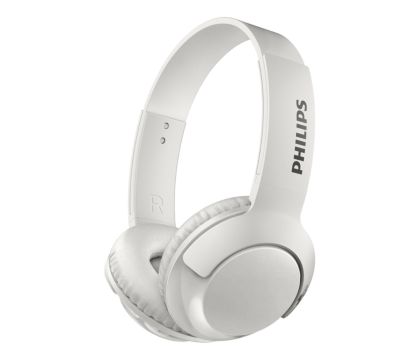 Wireless On Ear Headphone with mic SHB3075WT 00 Philips