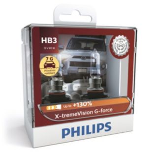 X-tremeVision G-force 자동차 헤드라이트 전구