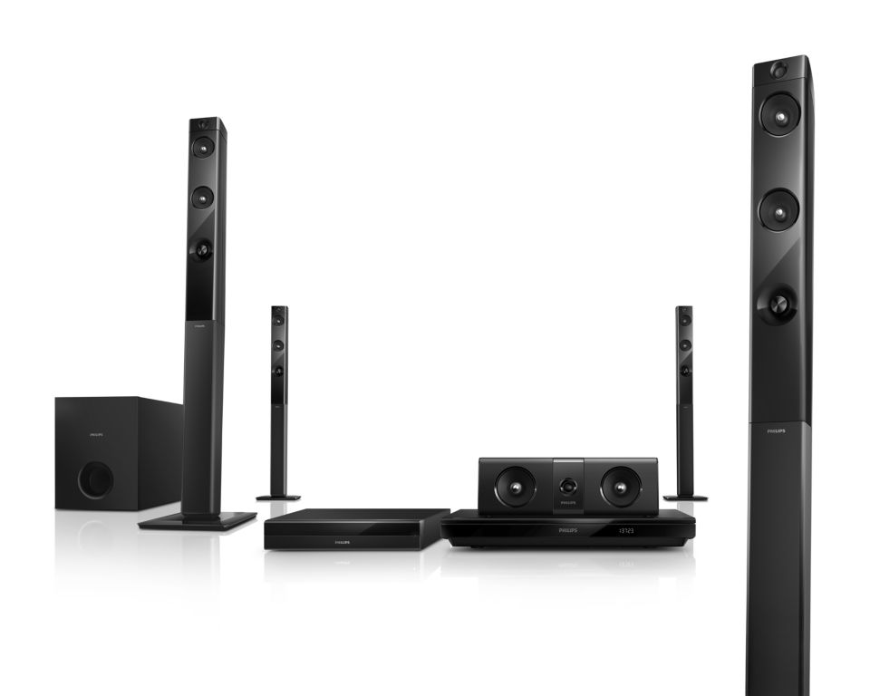 5.1, 3D, Home Theater con Blu-ray HTB5580/55