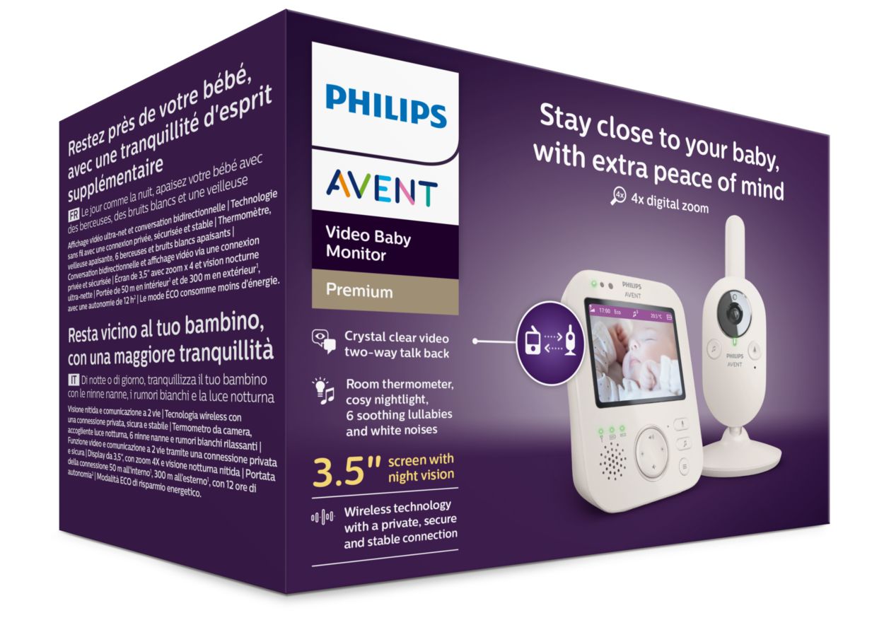 Philips Avent Babyphone Video-Babyphone Premium