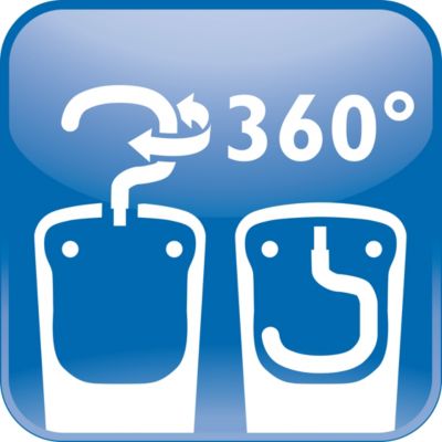 360° регулируема и прибираща се кука