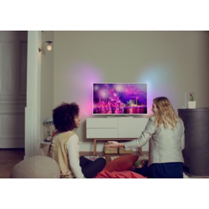 Televisor Smart LED Full HD delgado
