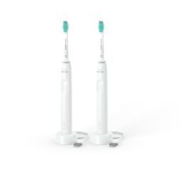 3100 series 2-pack sonic electric toothbrushes - white