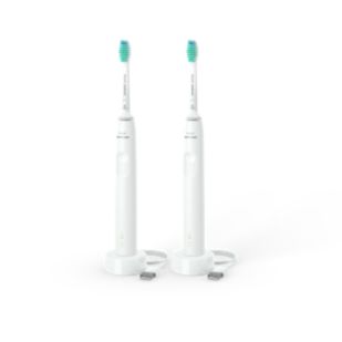 3100 series 2x Spazzolino elettrico sonico - Blanco