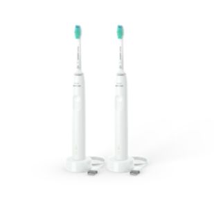 3100 series 2-pack sonic electric toothbrushes - white